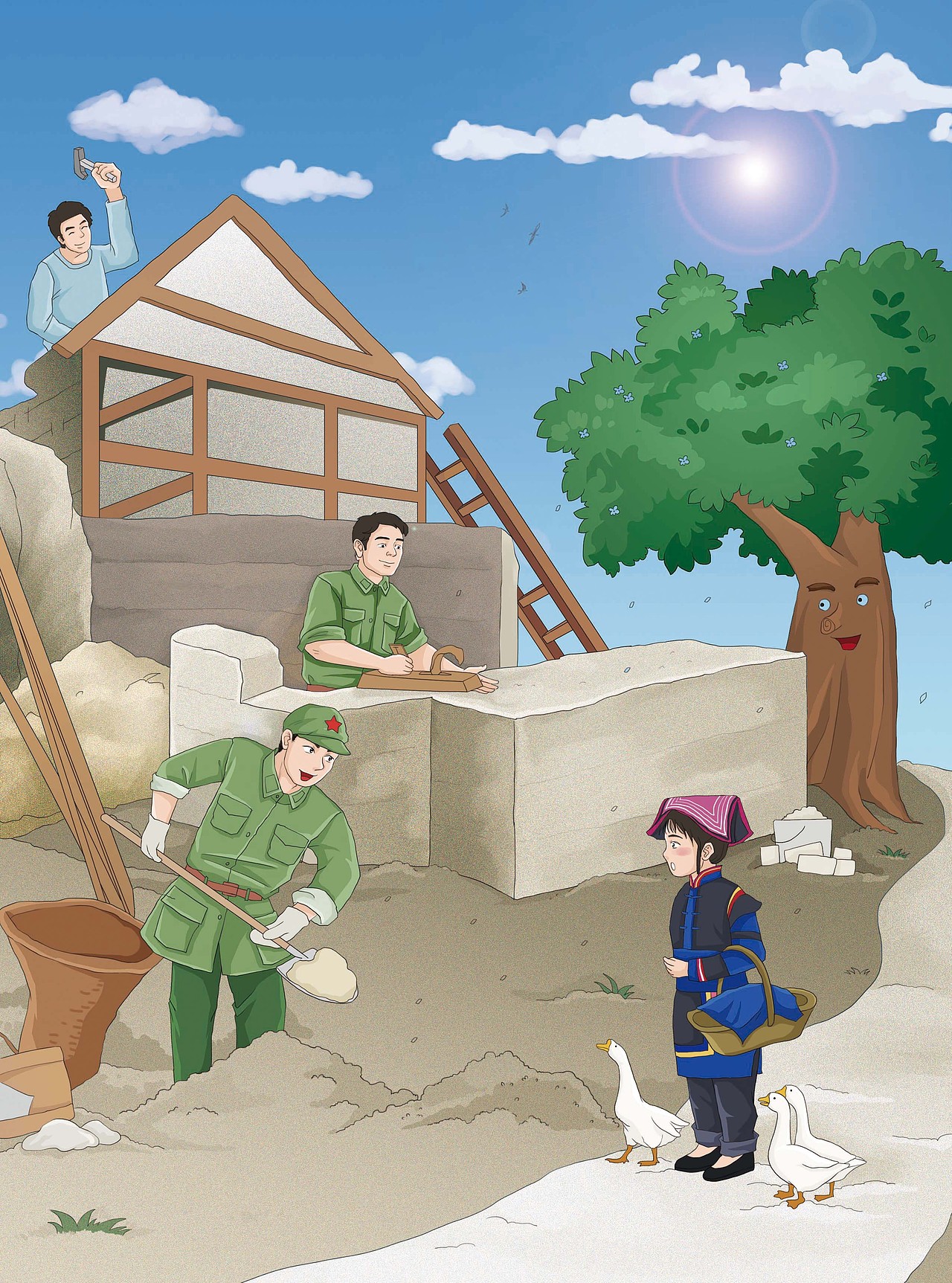 【電腦手繪漫畫】少兒類單幅漫畫-已商用（圖ZMjI1NTAxMDQw） - 商業(yè)插畫 - 站酷設(shè)計(jì)師北極以北821015原創(chuàng)素材 - 站酷ZCOOL