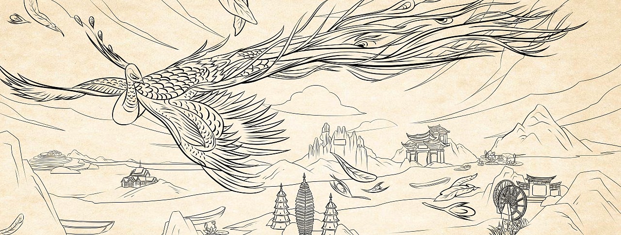 彩云之南（图ZMTM5Mjg1Mzg0） - 商业插画 - 站酷设计师汤圆圆oo原创素材 - 站酷ZCOOL