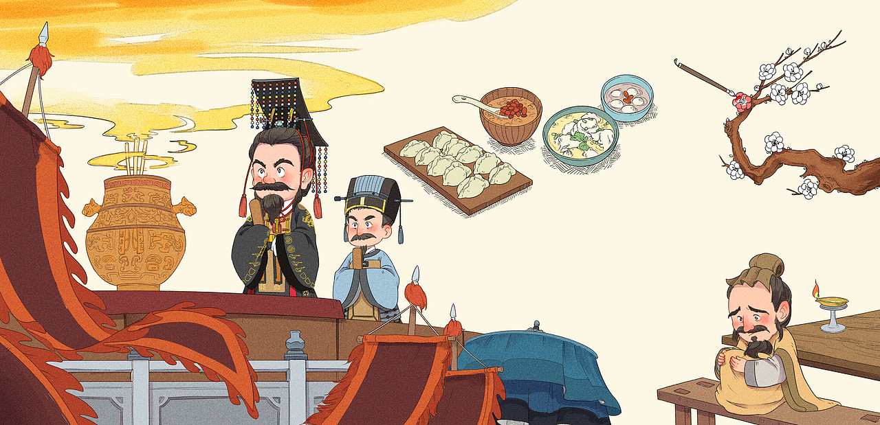 国风卡通（图ZMjg0OTk3NDI4） - 儿童插画 - 站酷设计师画画的蛮蛮原创素材 - 站酷ZCOOL