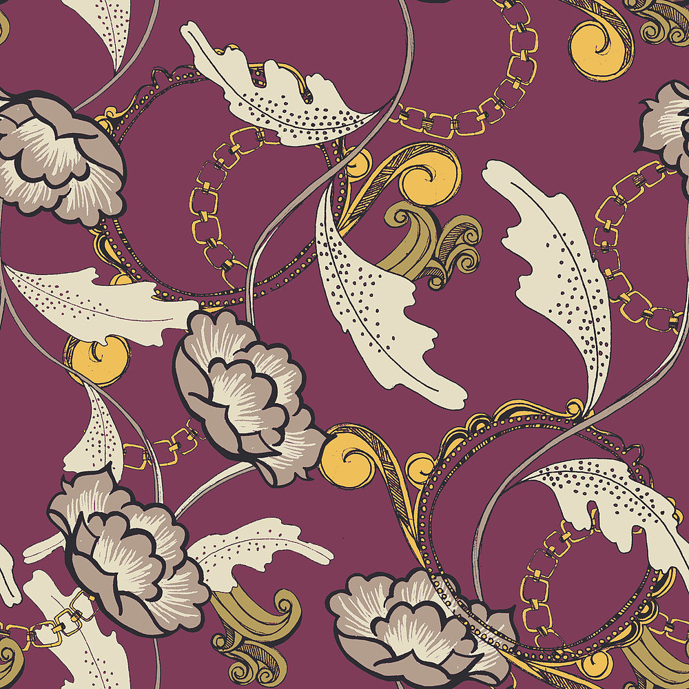 米印数码印花花型图案分享no1