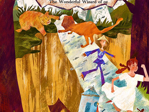 绿野仙踪封面插画