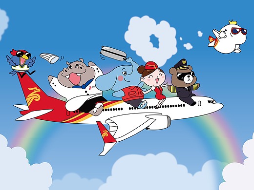 深圳航空卡通吉祥物设计