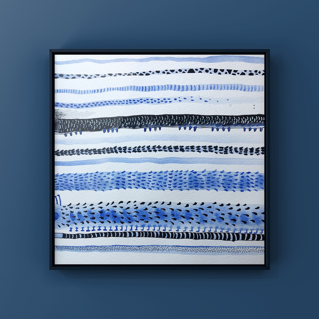 水彩小怪物(装饰画)