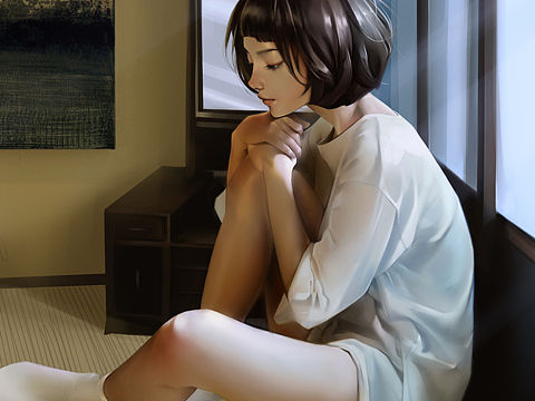 光影人物板绘练习