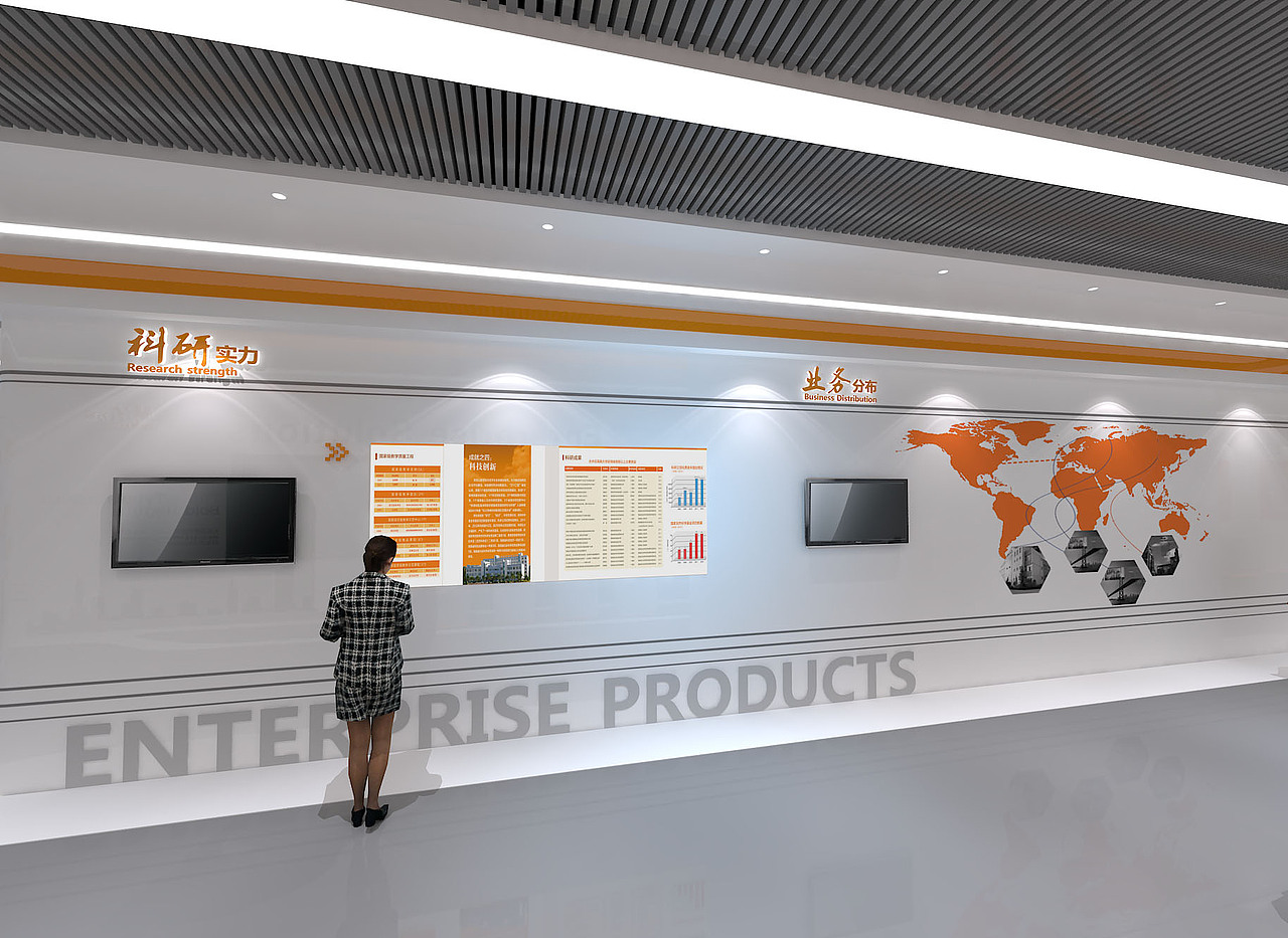 企业展厅（图ZMjIxODg4MDky） - 展陈设计 - 站酷设计师东经118度原创素材 - 站酷ZCOOL