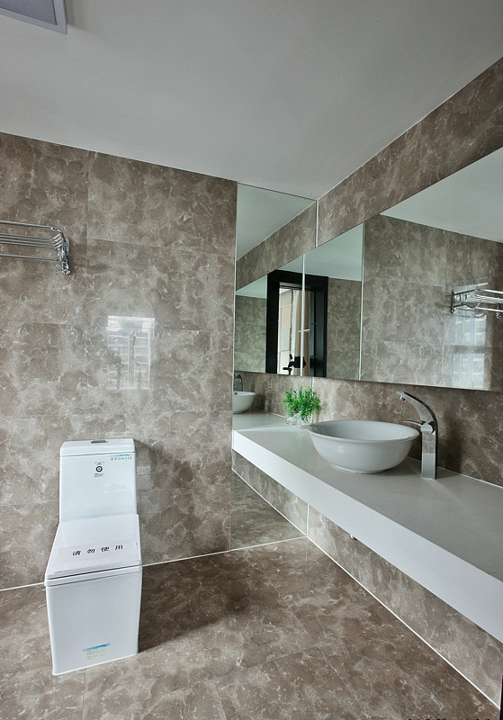 石家庄星河盛世三室124㎡装修效果图-简约风装修效果图