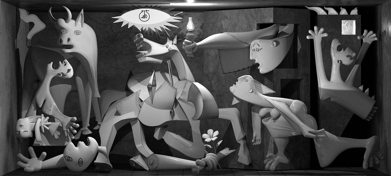 格尔尼卡（图ZMTI5NDY1OTMy） - 其他三维 - 站酷设计师靠谱瑞Ryan原创素材 - 站酷ZCOOL