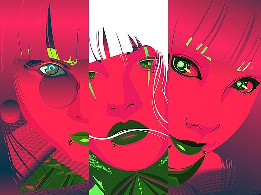 赤青（個(gè)人主頁-ZNTY2MTMyMjA=） - 新銳潮流插畫 - 站酷設(shè)計(jì)師拾陸LeeO原創(chuàng)素材 - 站酷ZCOOL