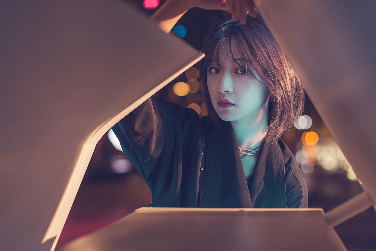 城市人像 ▏一座城傍晚时分的画笔|摄影|人像摄影|tonywood_原创作品