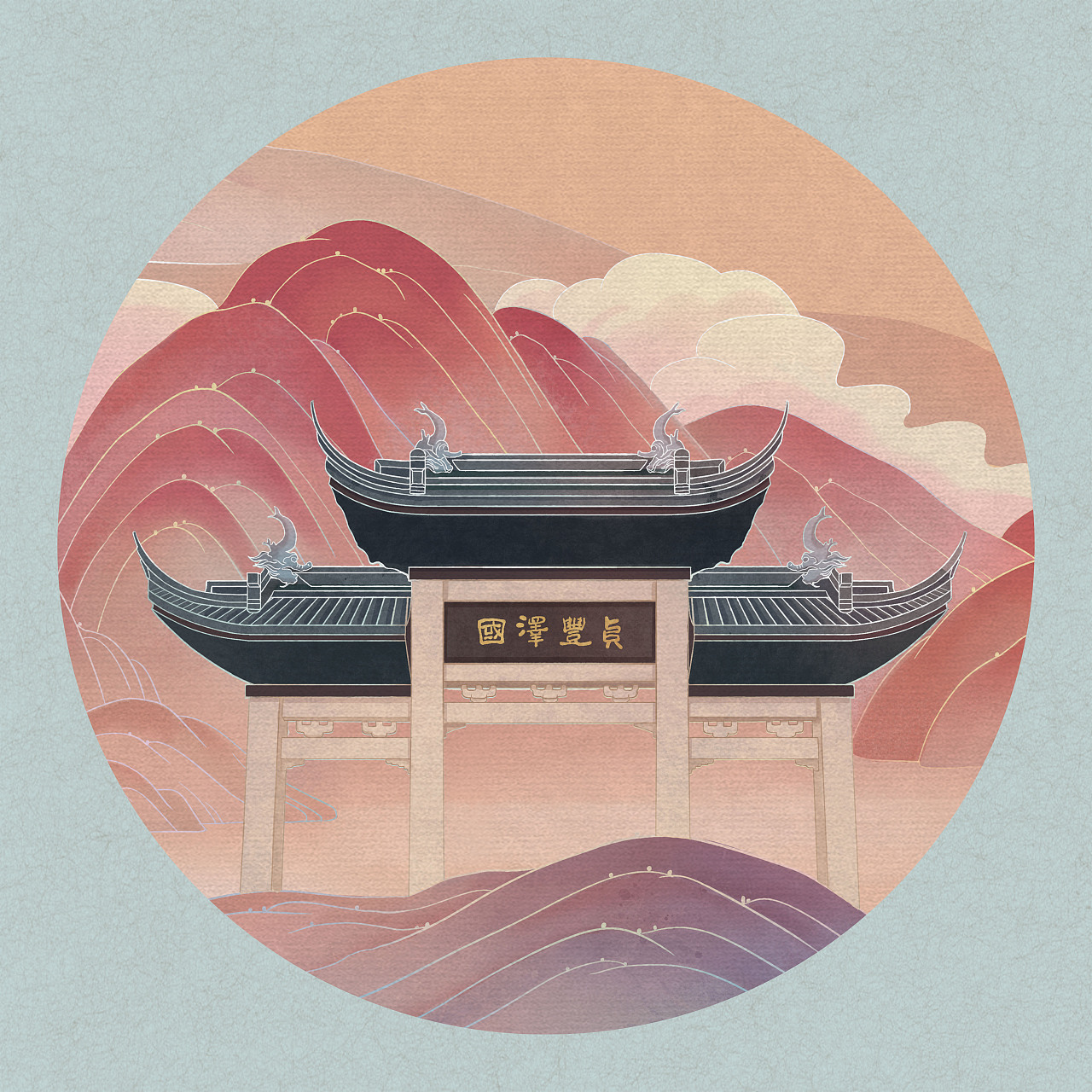 国风长卷插画|插画|商业插画|王阿俊 - 原创作品 - 站酷 (zcool)