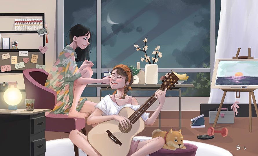 【插画】壹（图ZMzM1MjgzNTM2） - 儿童插画 - 站酷设计师呆毛大风吹原创素材 - 站酷ZCOOL
