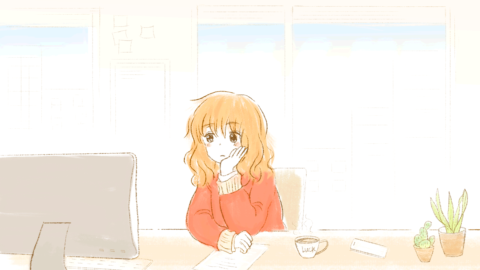 软萌少女的美食时间-视频片头动画（图ZMjI5MjMyODg0） - 商业插画 - 站酷设计师是小扬咩原创素材 - 站酷ZCOOL