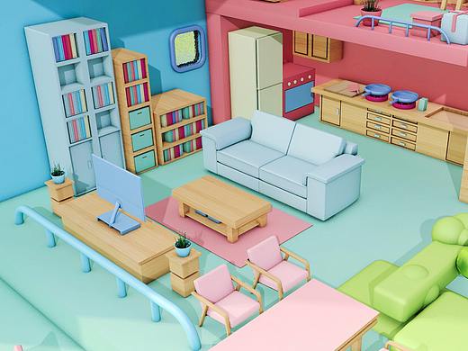 Home-C4D小场景