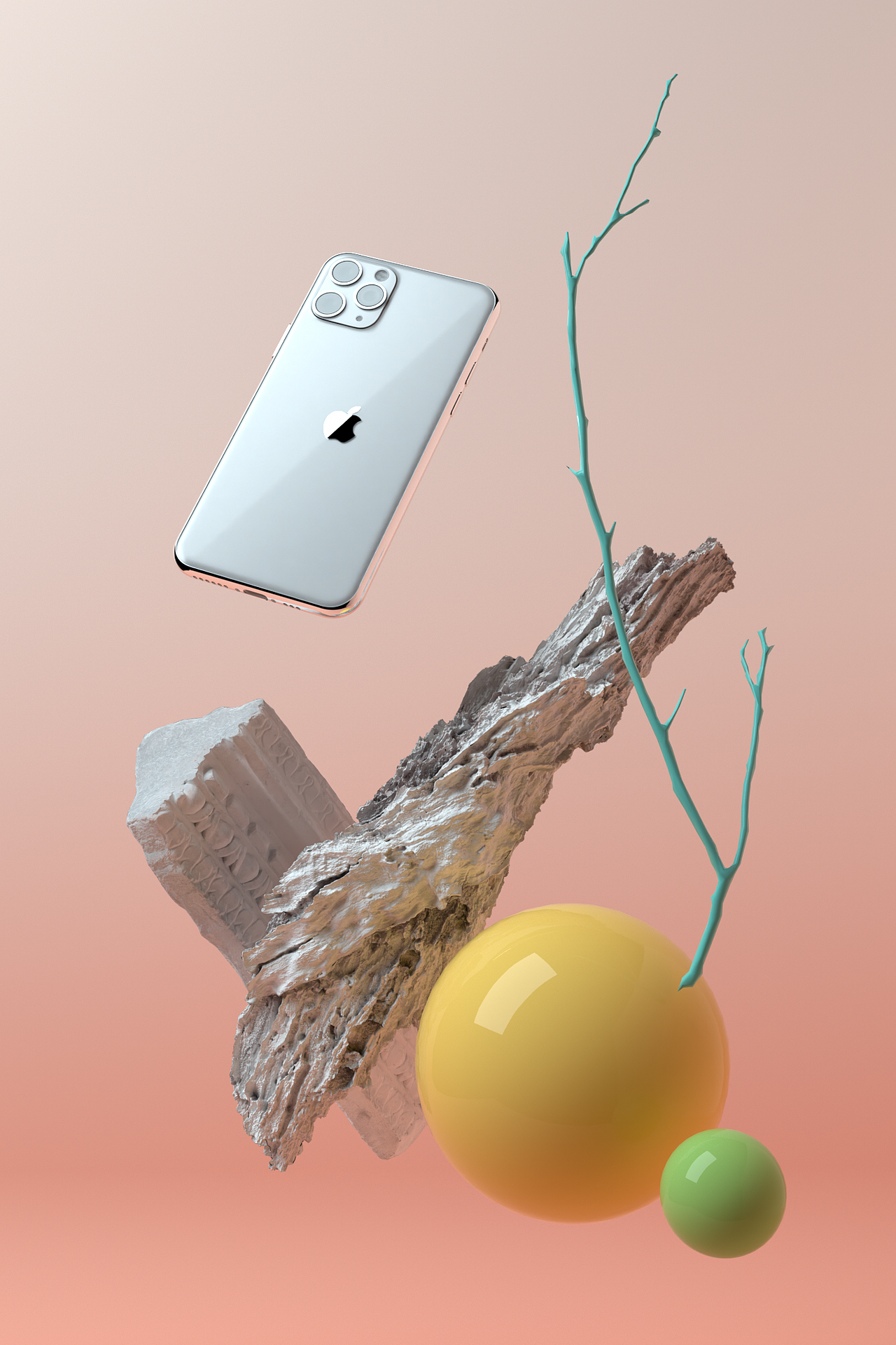 《每日一渲 - 6 - 【iphone11 pro】》（圖ZMjUzOTE4Nzk2） - 動(dòng)畫/影視 - 站酷設(shè)計(jì)師zw一天原創(chuàng)素材 - 站酷ZCOOL