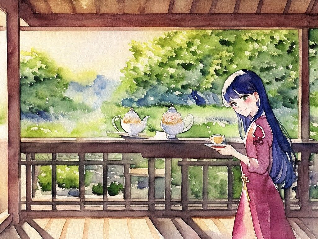 茶馆人生（图ZMzM2OTM1NDAw） - AI作品 - 站酷设计师yuwxing原创素材 - 站酷ZCOOL