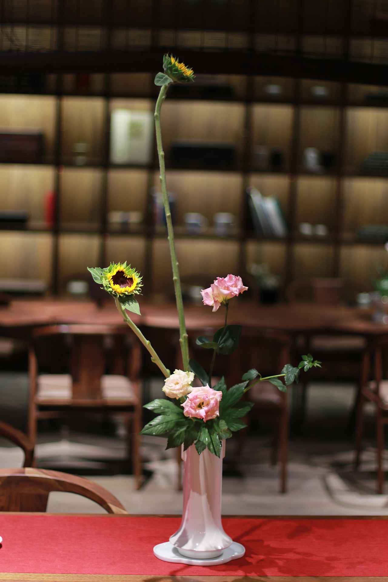 小原流基础瓶花