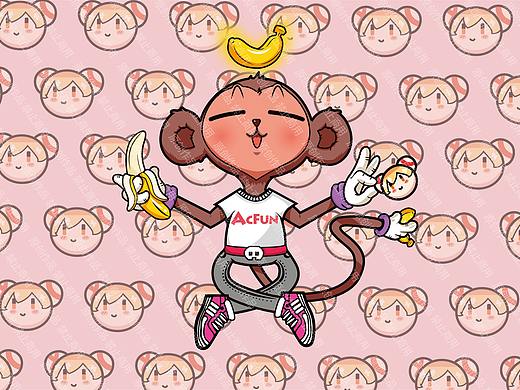 ac娘和猴子（个人主页-ZNDcyNzQwMTI=） - 新锐潮流插画 - 站酷设计师万梦兴_Design原创素材 - 站酷ZCOOL