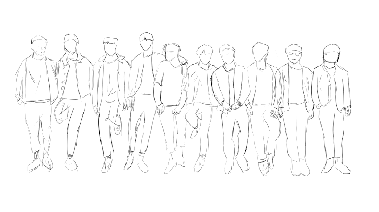 扁平插画人物（图ZMjc1NDc0Mjgw） - 创作习作 - 站酷设计师小培培啊原创素材 - 站酷ZCOOL