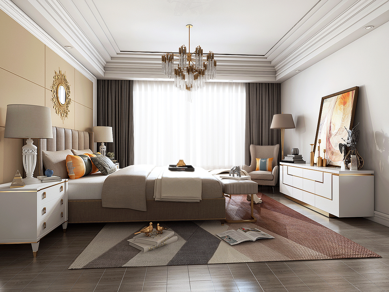 欧式卧室（图ZMTIwMTY3Njky） - 家装设计 - 站酷设计师本末原色原创素材 - 站酷ZCOOL