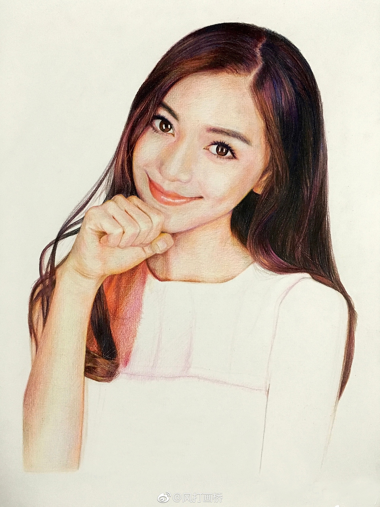 Angelababy（杨颖）（图ZMTMwMTY2Mjg4） - 绘画 - 站酷设计师风打画桥原创素材 - 站酷ZCOOL