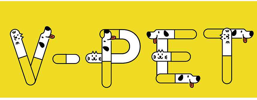 V-PET 萌宠胶囊公众号版式设计/VI 设计/吉祥物设计（图ZMTA3OTYwODQ0） - IP形象 - 站酷设计师Droopee_Wong原创素材 - 站酷ZCOOL