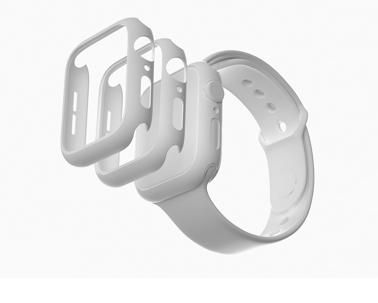 【渲染】Apple Watch保护壳（图ZMjI3NjIwODA0） - 产品 - 站酷设计师CXB陈先生原创素材 - 站酷ZCOOL