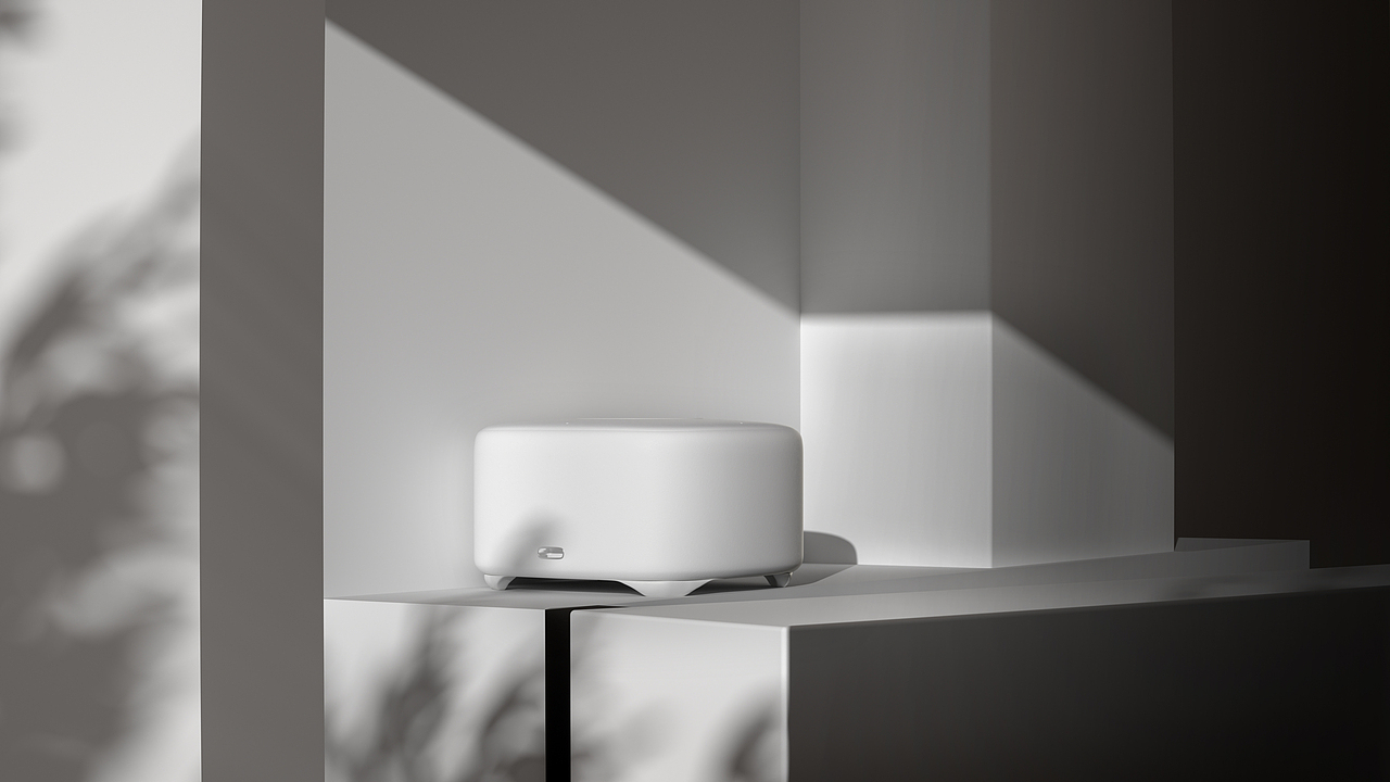 产品渲染----简约小音响