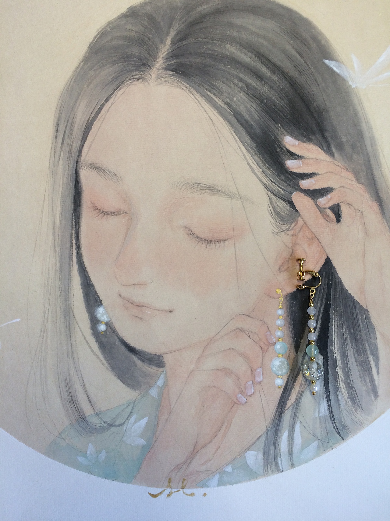 早期新国画随笔|送给画师好友的签绘