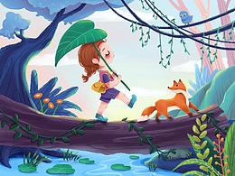 聽說森林有奇遇——帶著狐貍出去玩～