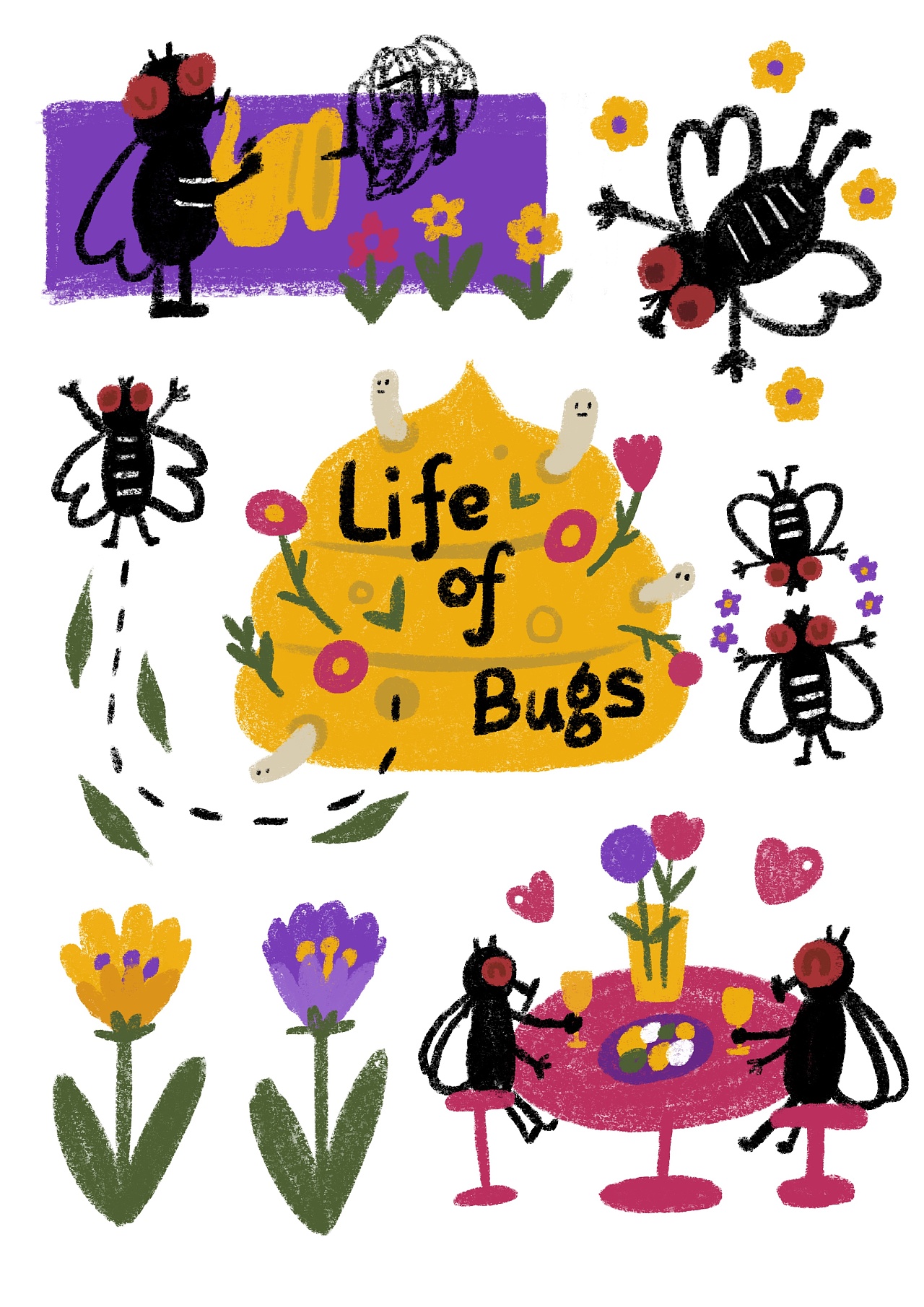 虫虫的生活 life of bugs