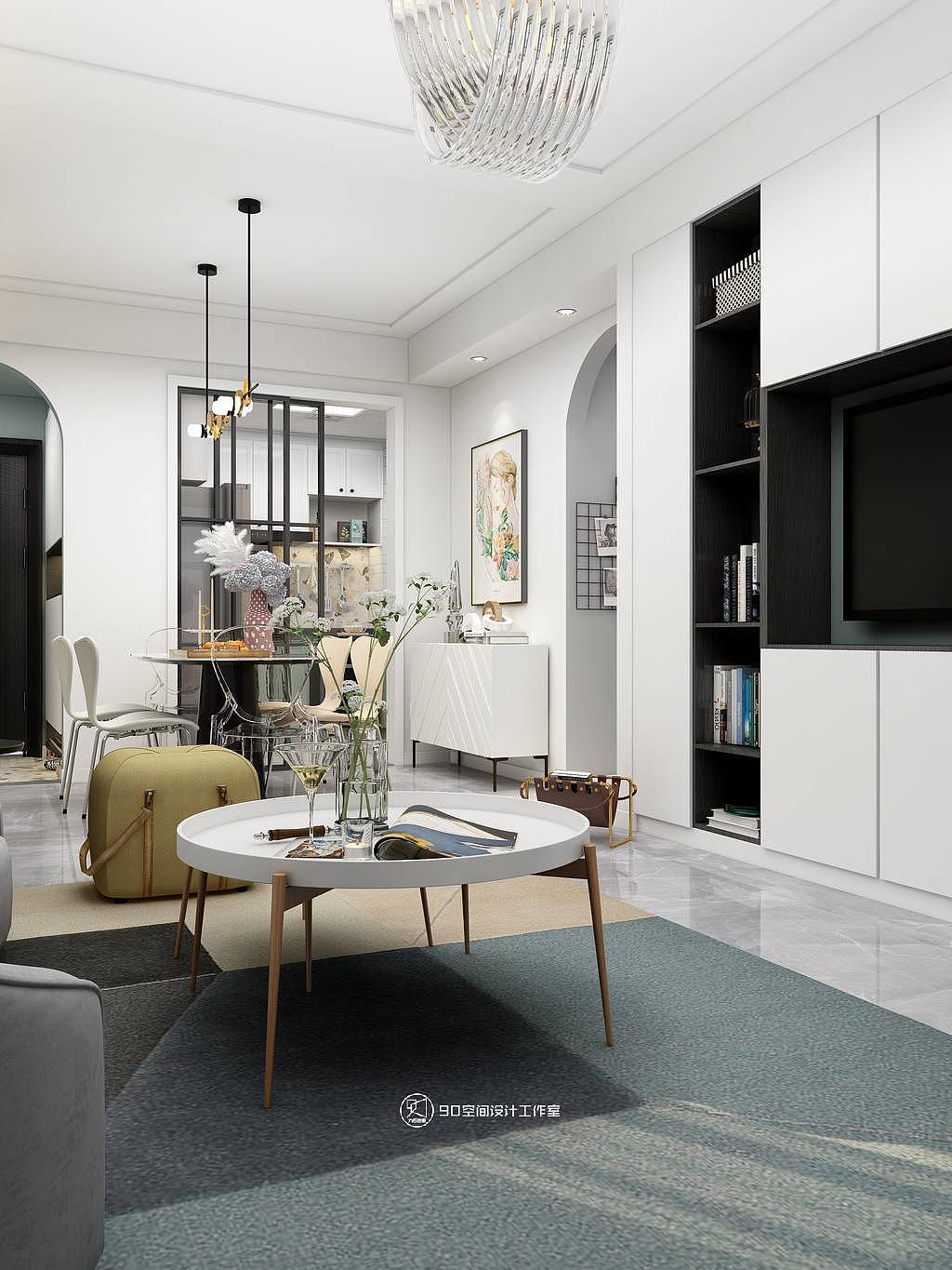 90空间设计《匆匆那年》清新-103平方3房2厅1卫