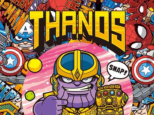 ANTA X MARVEL 复仇者联盟Q版插画