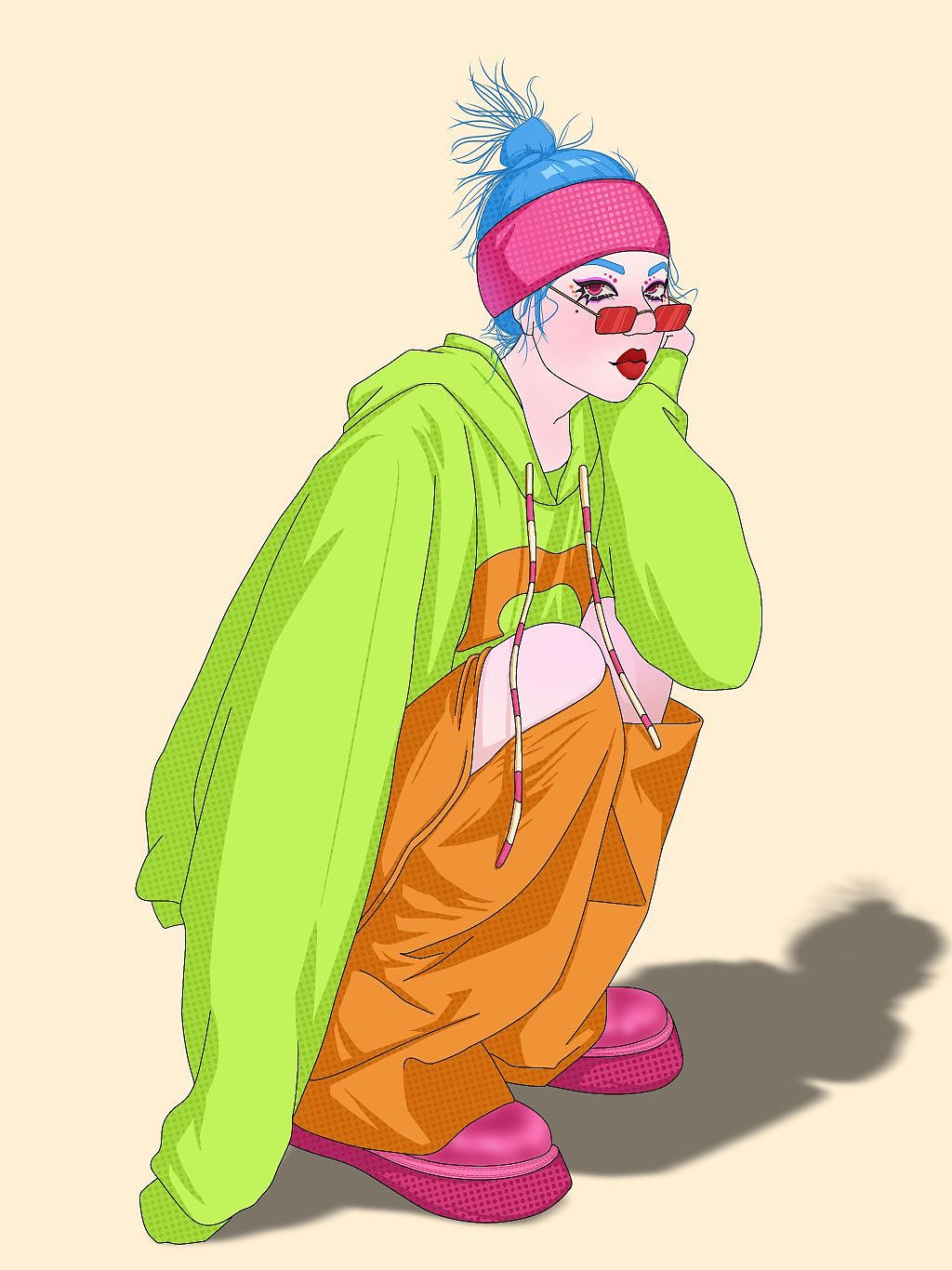 iPad 头像场景漫画（图ZMzMyOTU5MTg4） - 创作习作 - 站酷设计师Ge_Tongwei原创素材 - 站酷ZCOOL