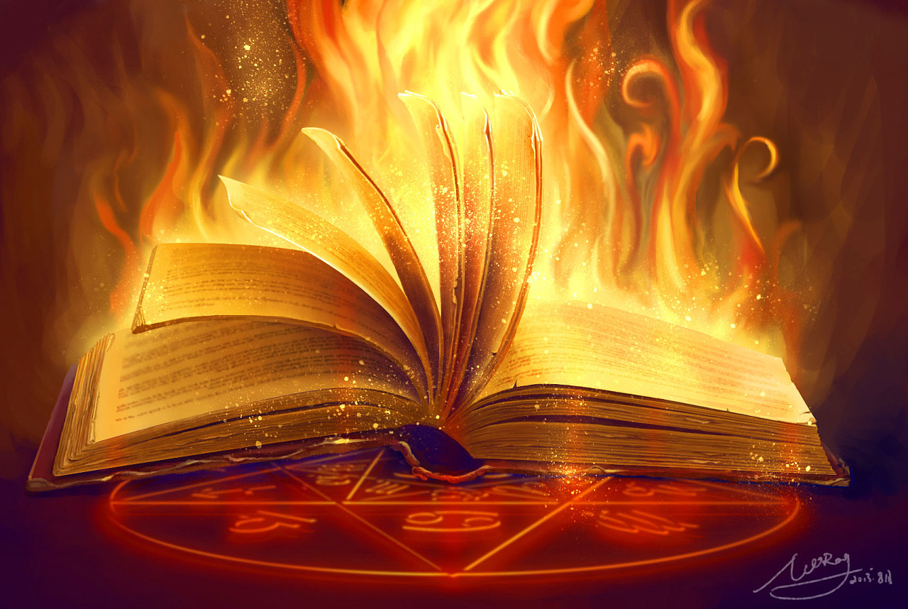 练习-暗黑魔法书|插画|创作习作|李沫融 - 原创作品 - 站酷 (zcool)