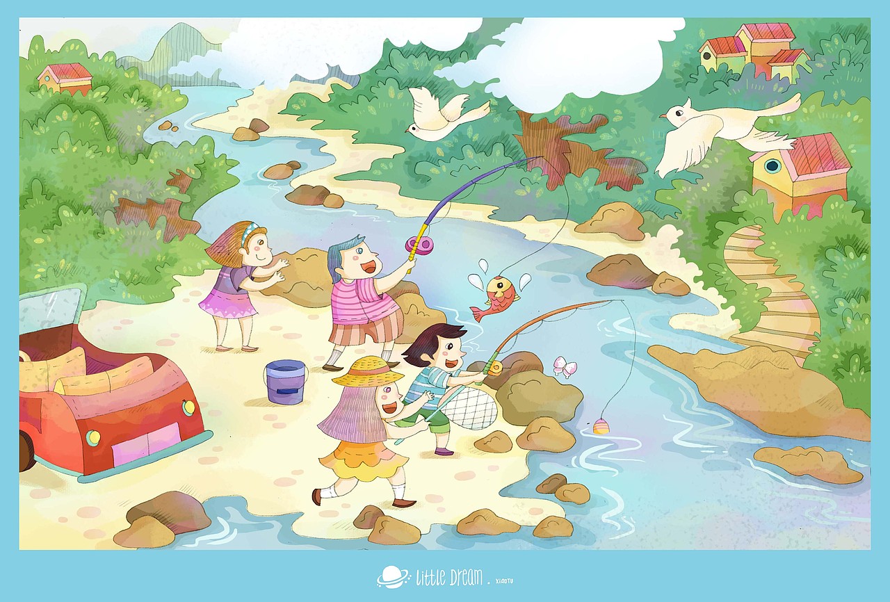 幼儿读物APP《一起去旅行吧！》