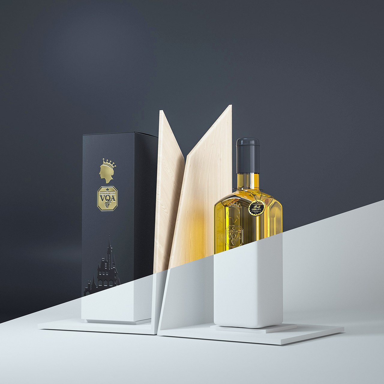 3D練習(xí)-酒瓶及包裝（圖ZMTcyNjgzNDk2） - 其他三維 - 站酷設(shè)計師云創(chuàng)電商原創(chuàng)素材 - 站酷ZCOOL