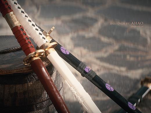 整个索隆的刀.（个人主页-ZNDUwNjE1NzI=） - 动画/影视 - 站酷设计师AHAO鸽鸽原创素材 - 站酷ZCOOL