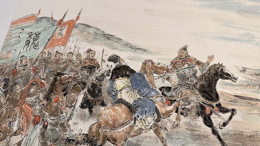 三国演义水墨插画系列（图ZMzcwMzk3ODky） - 商业插画 - 站酷设计师无趣水墨原创素材 - 站酷ZCOOL