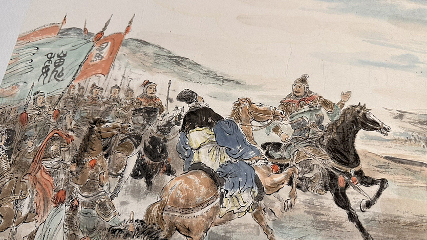 三国演义水墨插画系列