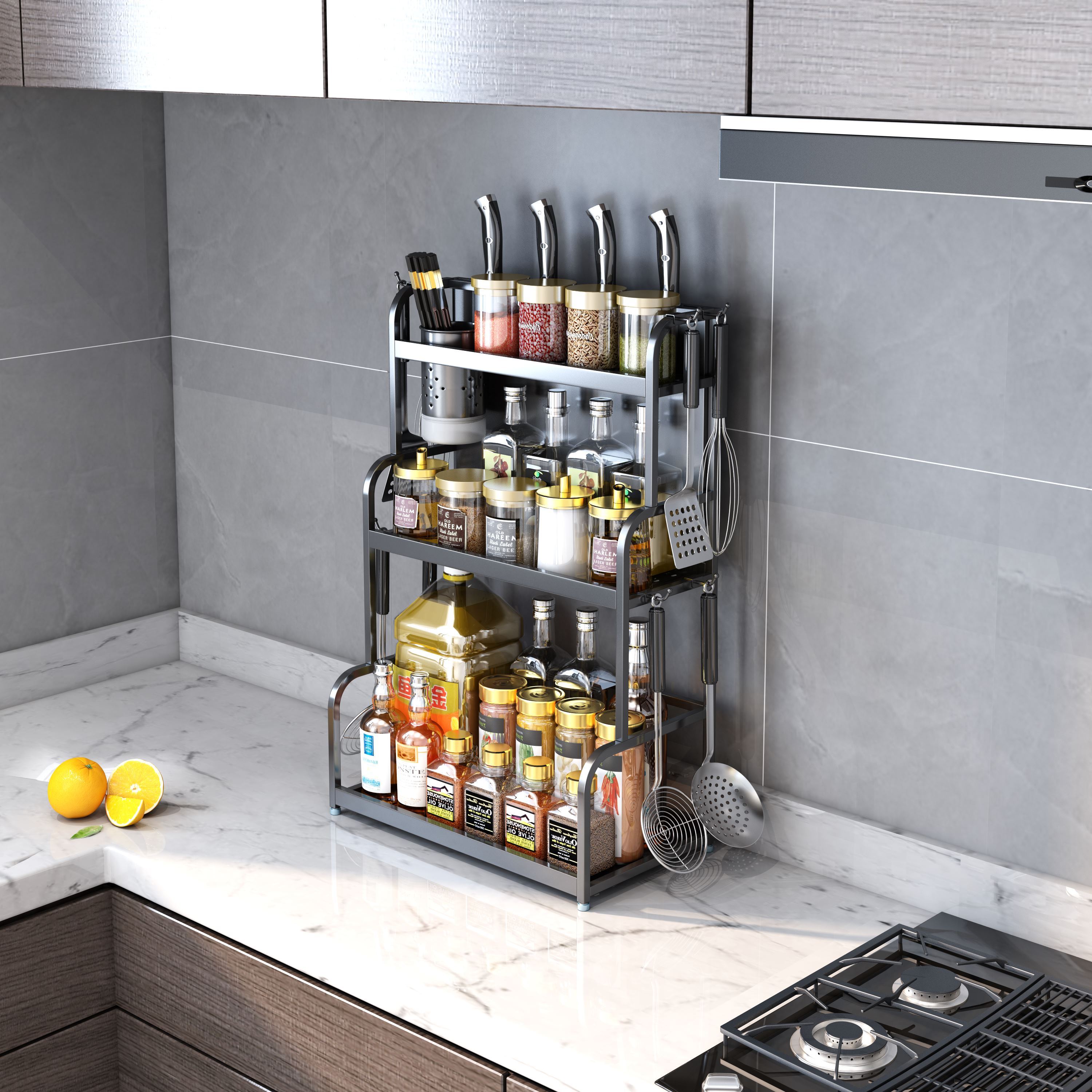 厨房调料架效果图