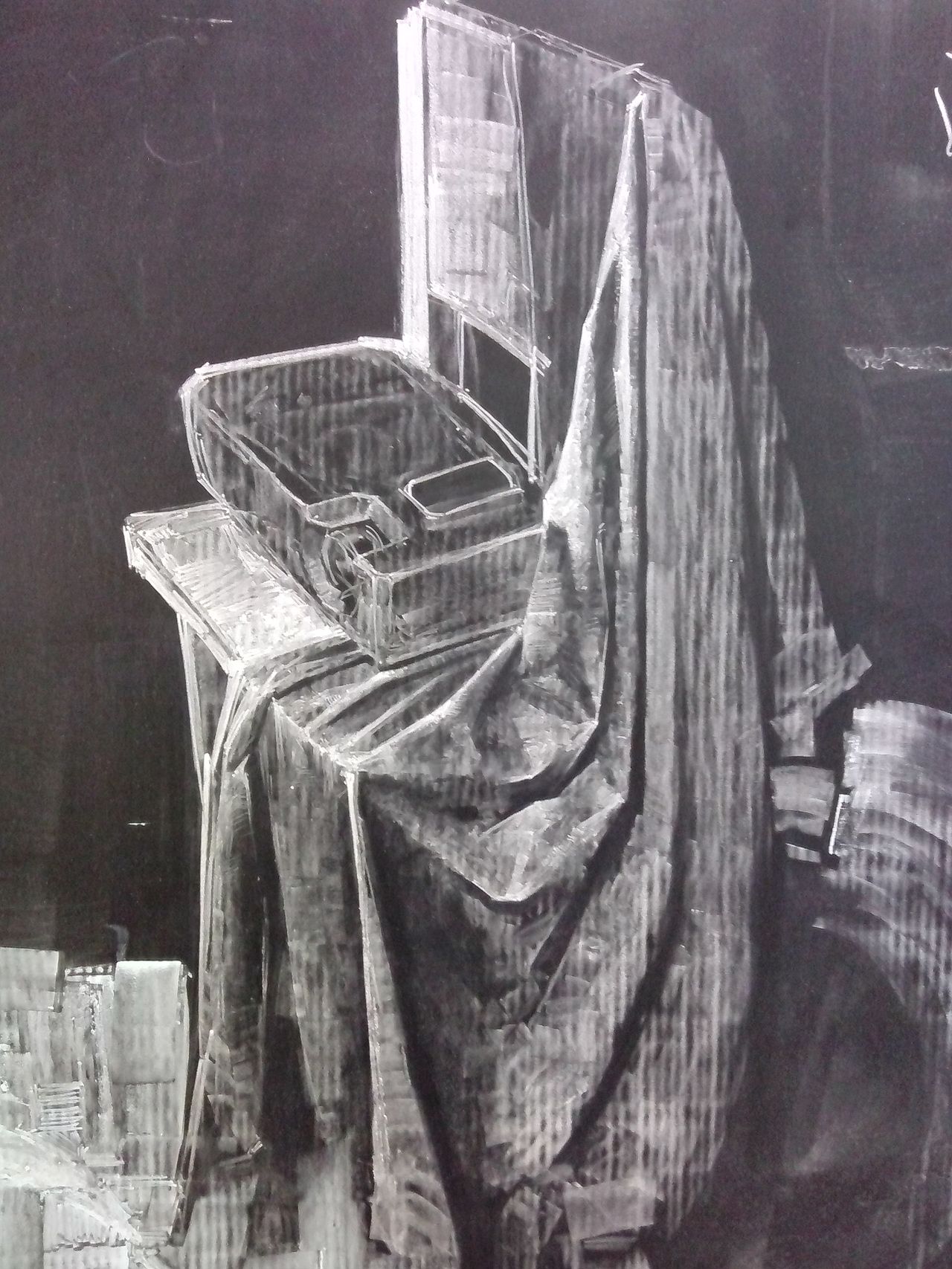 黑板粉笔画稿2016