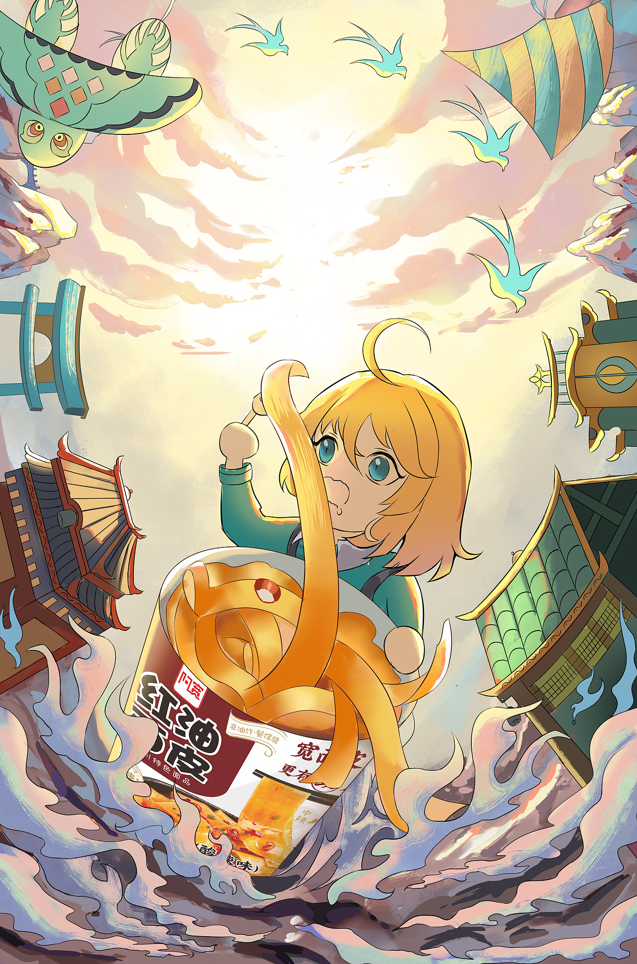 2021年1-3月电商插画首页主KV练习（图ZMjYyNDAwMzE2） - 创作习作 - 站酷设计师GDDD锅原创素材 - 站酷ZCOOL