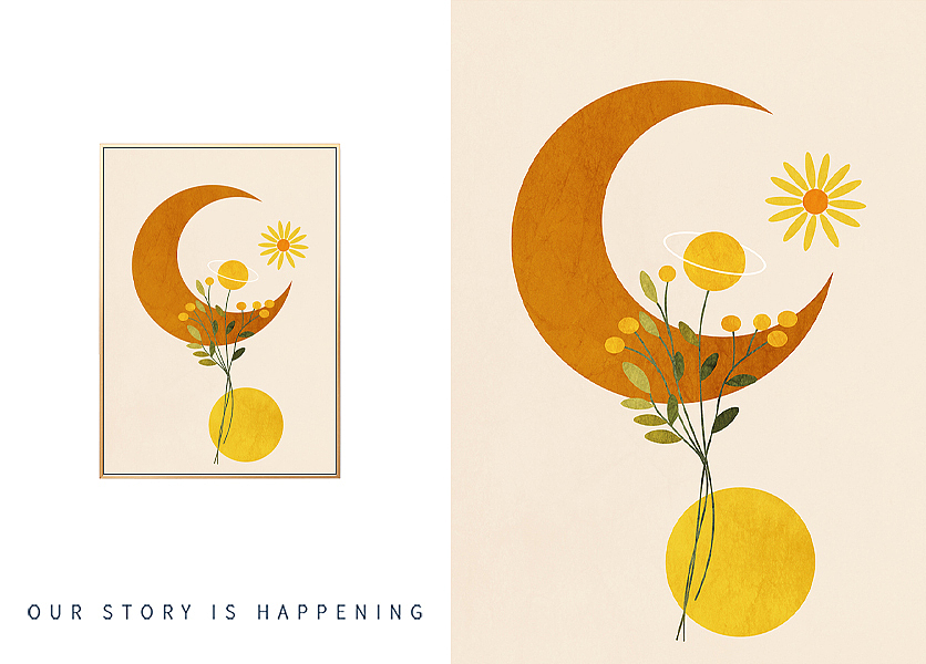 《芬芳箴言》（图ZMjI5OTM5NTg0） - 商业插画 - 站酷设计师画先生空间站原创素材 - 站酷ZCOOL