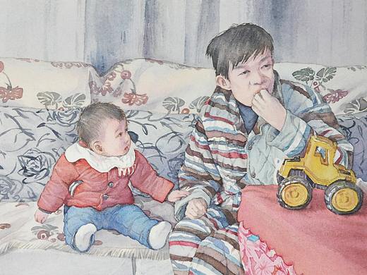 水彩人物绘画步骤图