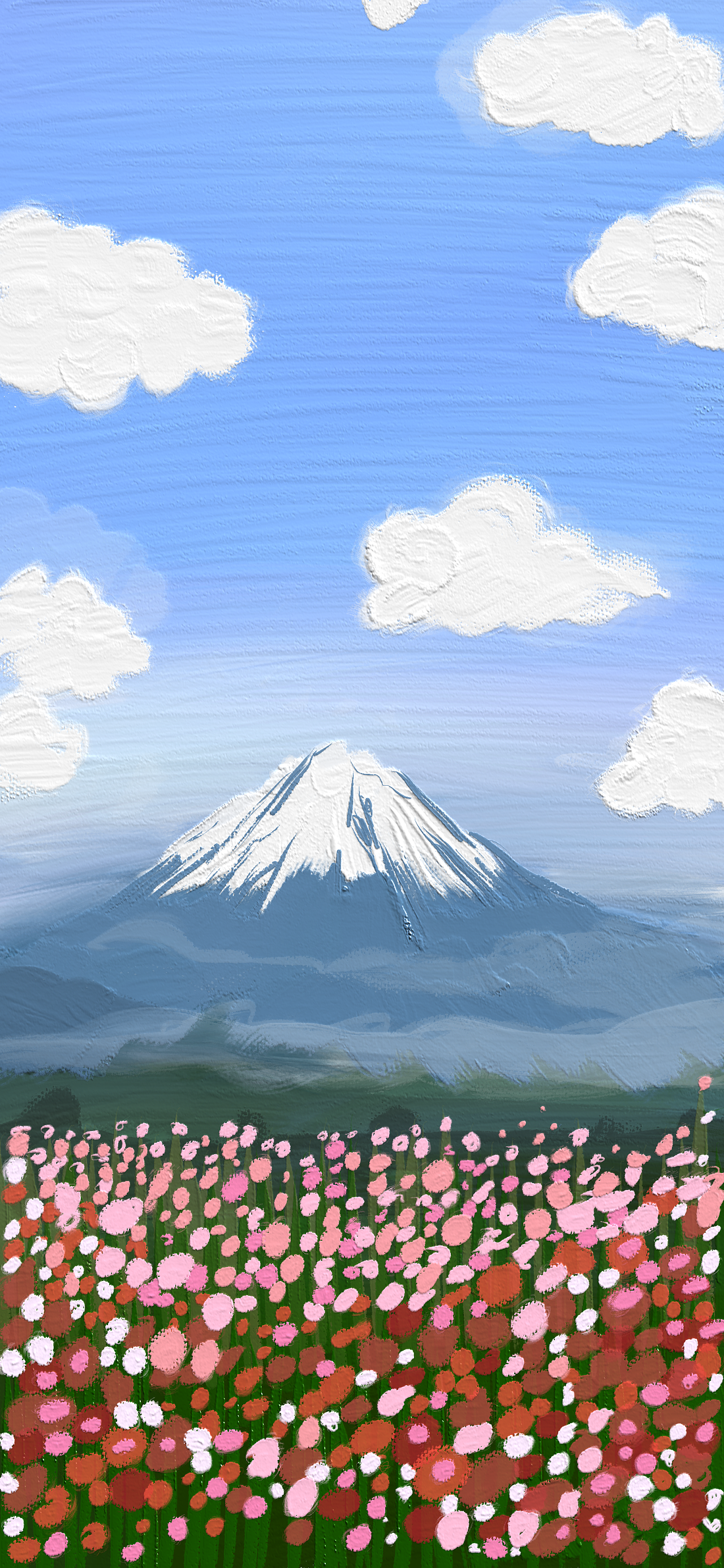 手机壁纸小清新壁纸油画壁纸原创