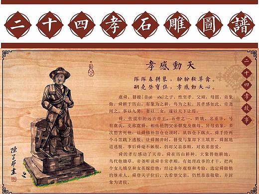 二十四孝石雕图谱
