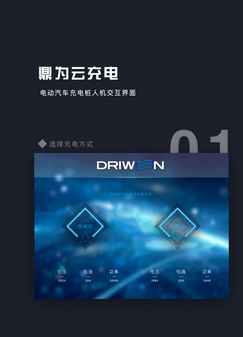 智能充电桩界面
