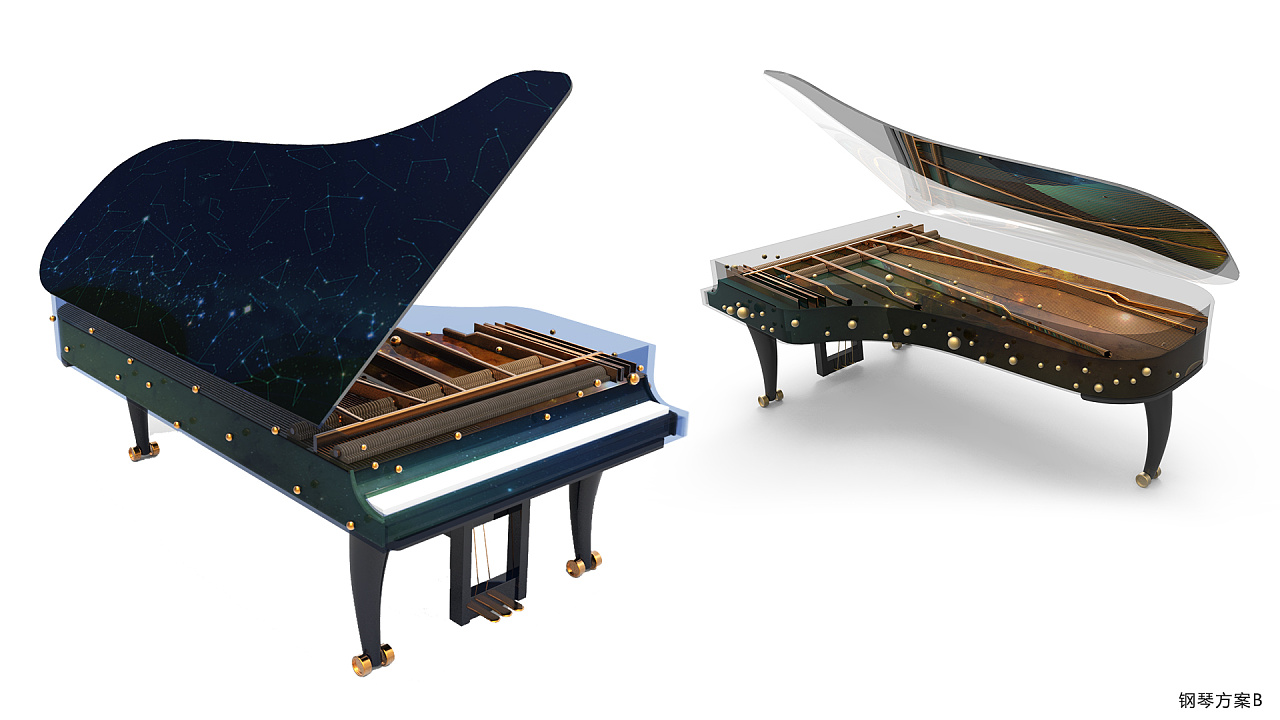 自己原创设计的几款钢琴