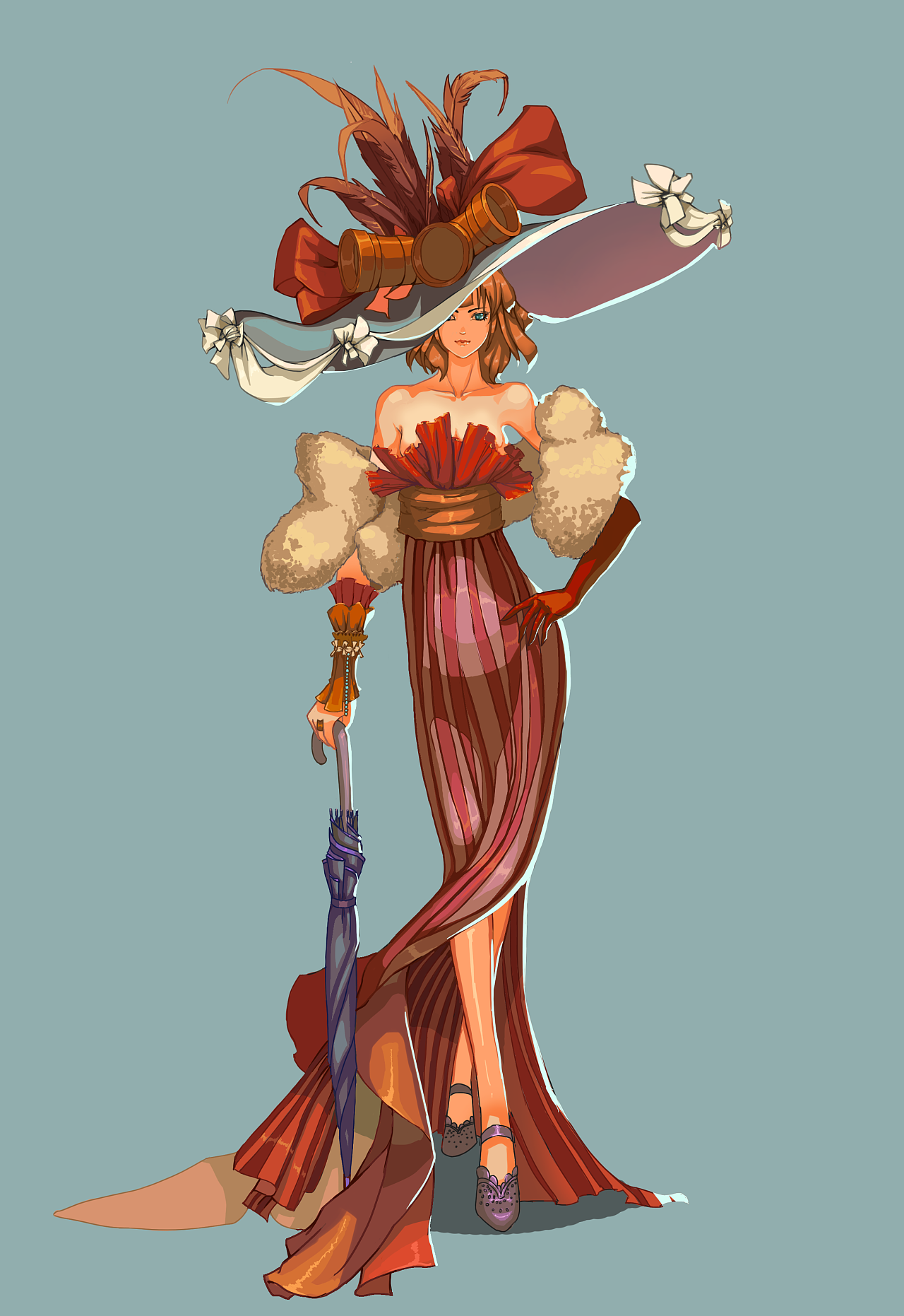 融合了巴洛克和朋克元素的一次练习