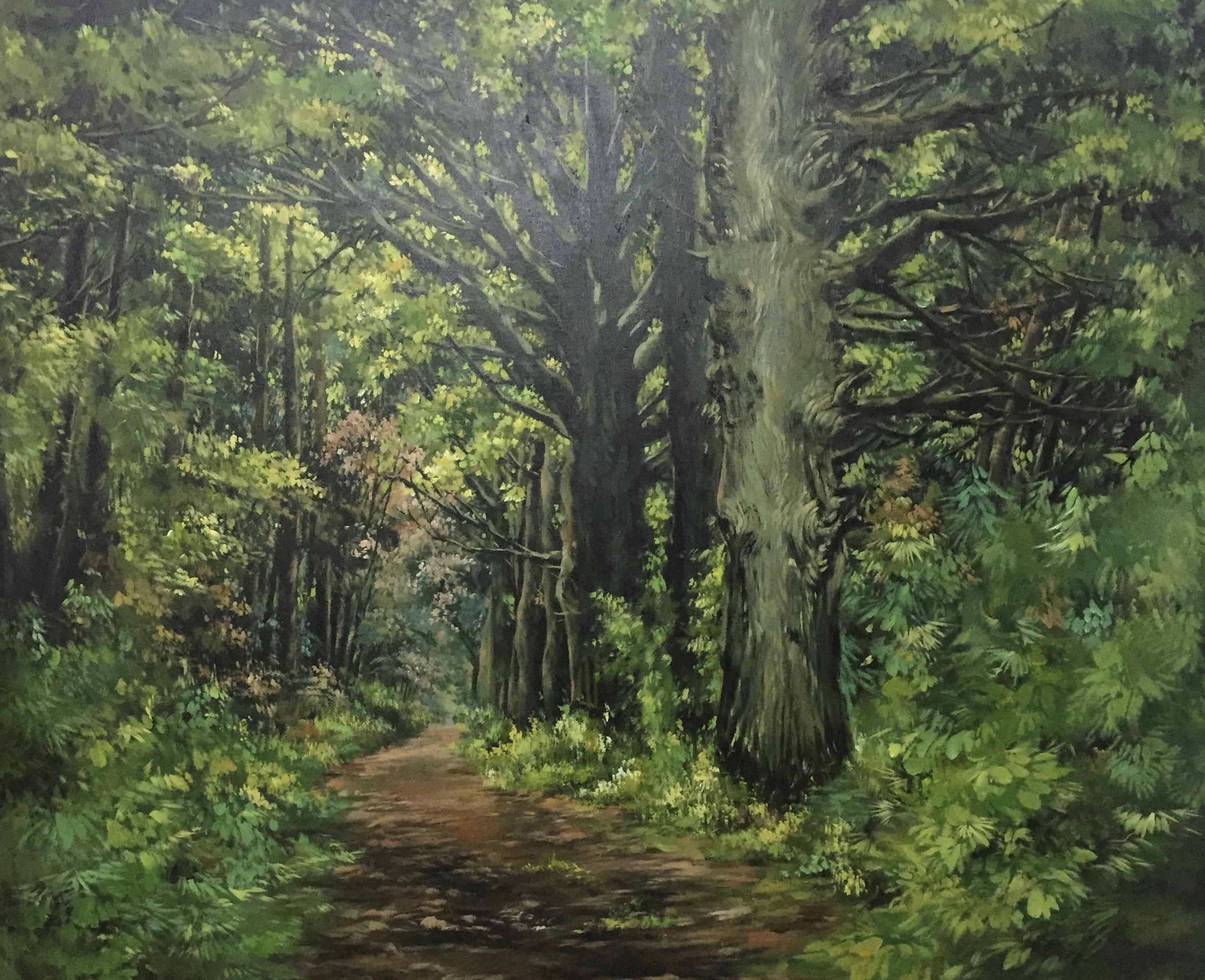 画一片森林|纯艺术|油画|逅山亮 - 原创作品 - 站酷 (zcool)